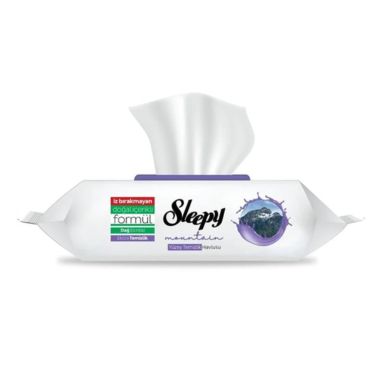 Sleepy Natural Yüzey Temizlik Havlusu 100 Adet Dağ Esintisi