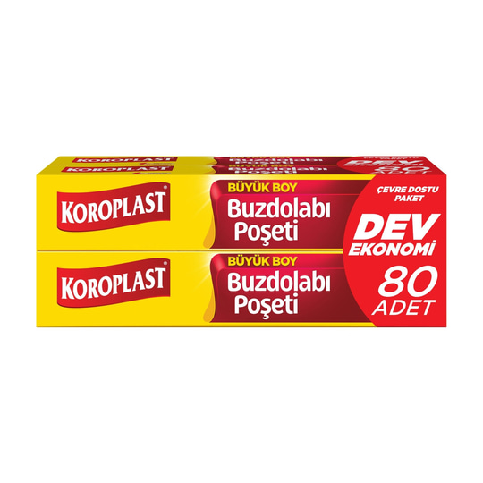 Koroplast Büyük Boy Buzdolabı Poşeti Dev Ekonomi 80’li