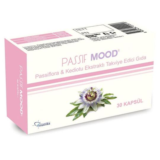 Passif Mood Passiflora & Kediotu Ekstraktı 30 Kapsül
