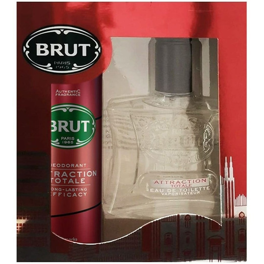 Brut Attraction EDT 100 ml + Deo Sprey 200 ml Erkek Parfüm Seti