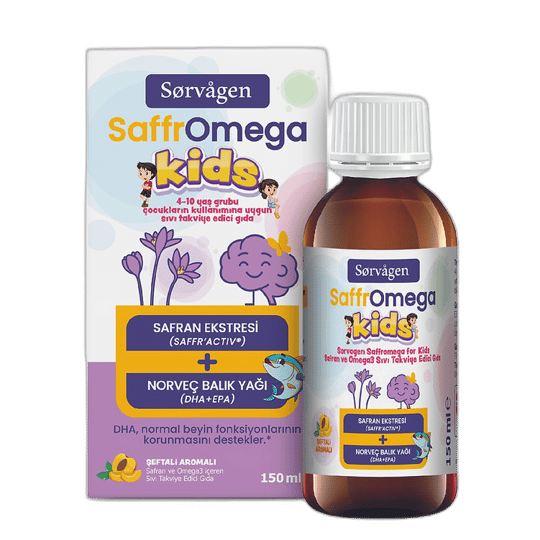 Sorvagen SaffrOmega Kids Safran ve Omega3 150 ml