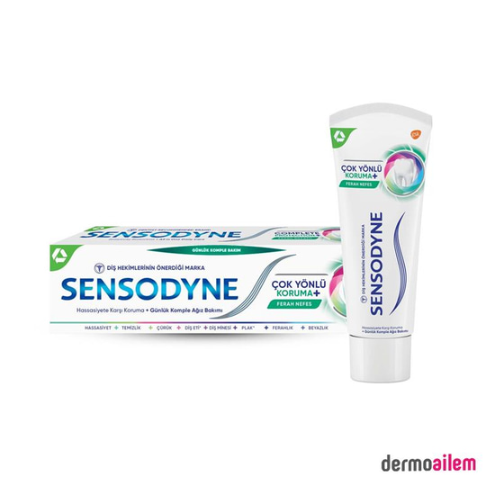 Sensodyne Çok Yönlü Koruma Ferah Nefes Diş Macunu 75Ml