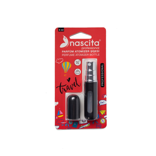 Nascita Parfüm Atomizer Şişesi Siyah - 5 ml
