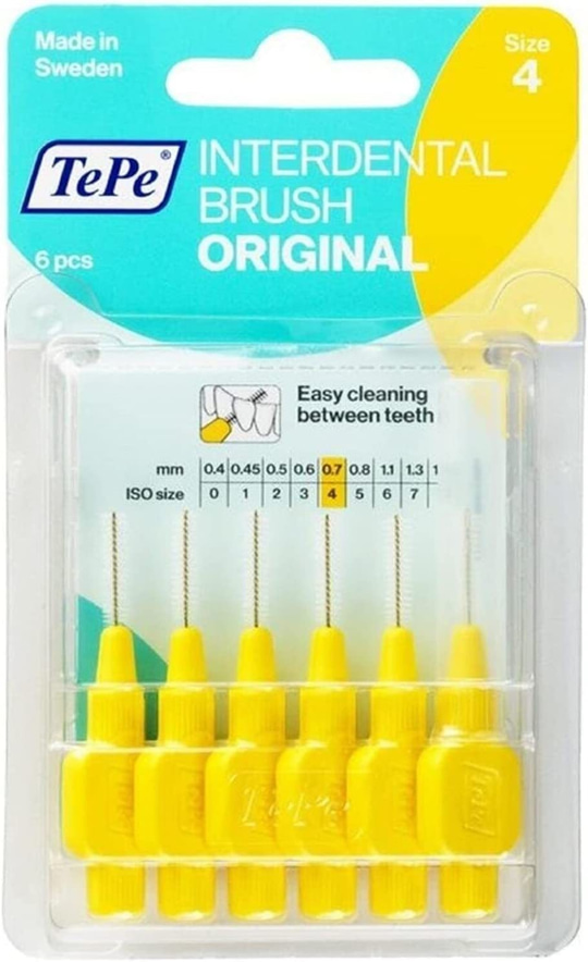 Tepe Arayüz Fırçası Sarı 0,7 Mm Blister 6lı Paket