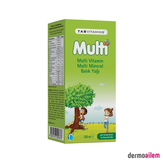 Tabvitamins Multi Balık Yağı 200 ml