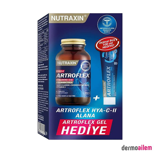 Nutraxin Artroflex HYA-C-II 90 Tablet + Nutraxin Extra Gel 100 Ml