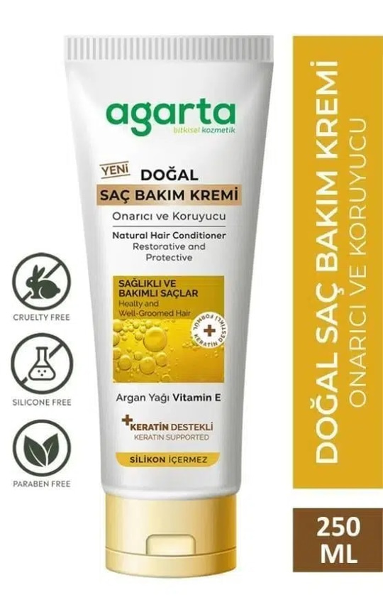 Agarta Onarıcı ve Koruyucu Saç Bakım Kremi 250 ml