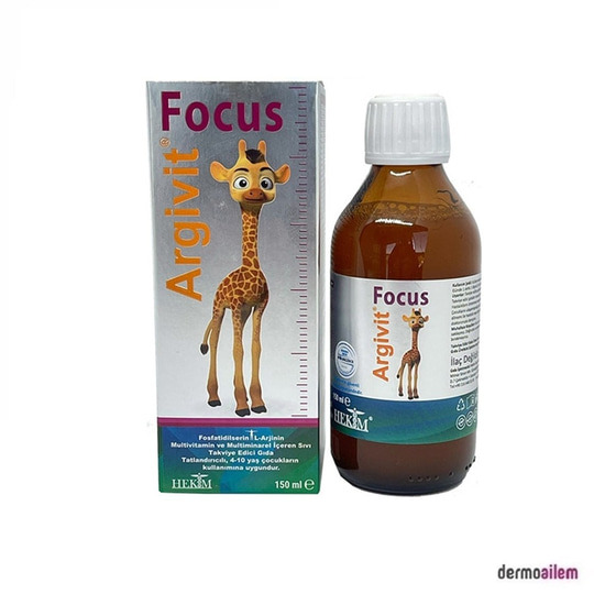Takviye Edici GıdalarArgivitArgivit Focus Multivitamin Şurup 150 ml