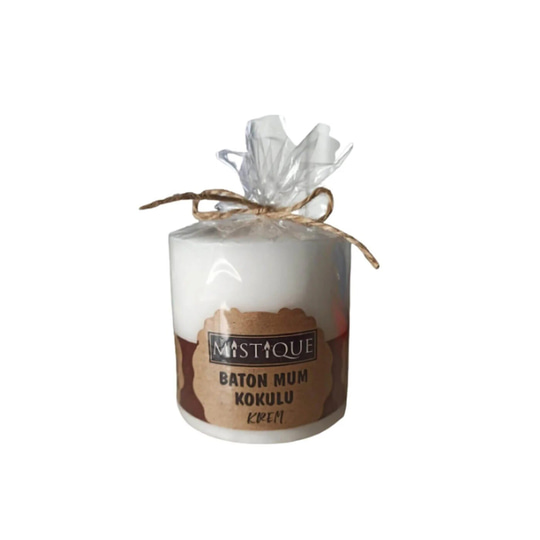 Mumsan Candle Baton Mum Kokulu 7x7 Krem 1 adet