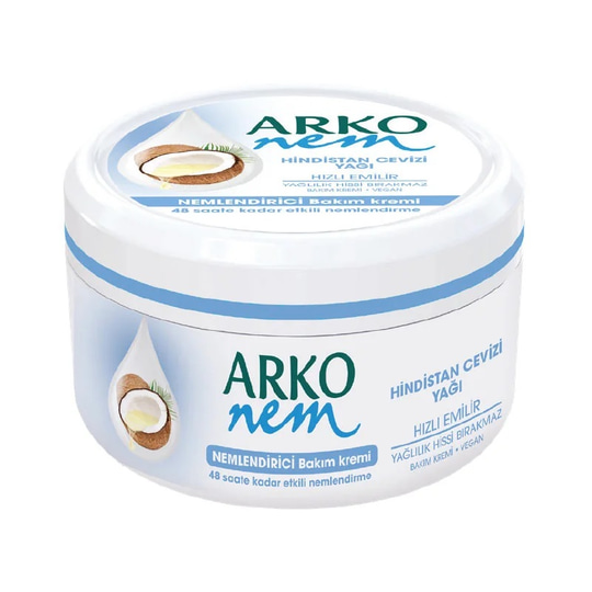 Arko Nem Hindistan Cevizi Yağı Nemlendirici Bakım Kremi 300 ml