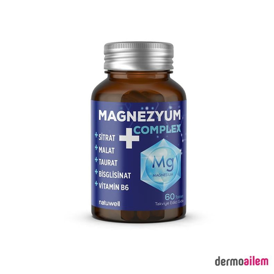 Natuwell Magnezyum Complex+ 60 Tablet