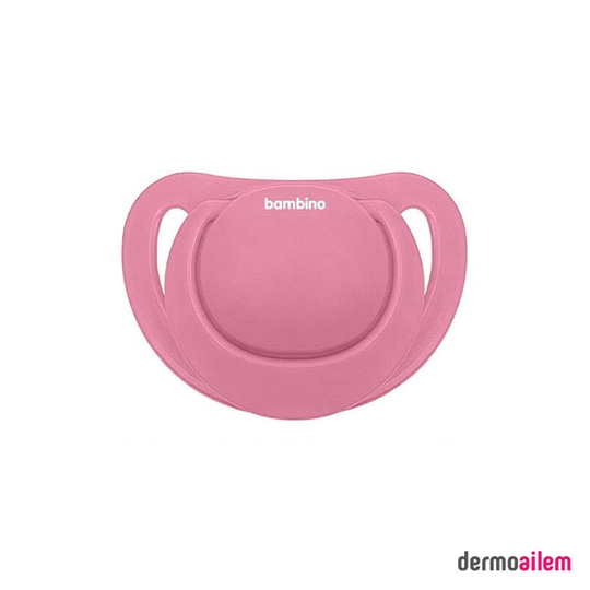 Bebek ÜrünleriBambinoBambino Fit Damaklı Emzik 6-18 Ay Pembe