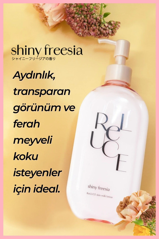 Cosmetex Roland ReLUCE Shiny Freesia Cilt Tonu Eşitleyici&Sıkılaştırıcı Nemlendirici Sütlü Vücut Losyonu