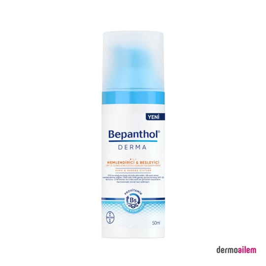 Nemlendirici & OnarıcıBepantholBepanthol Derma Nemlendirici ve Besleyici Spf 25 50 ml Yüz Bakım Kremi