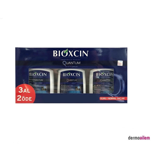 Saç DökülmesiBioxcinBioxcin Quantum Şampuan 3al 2öde (Kuru-Normal Saçlar)