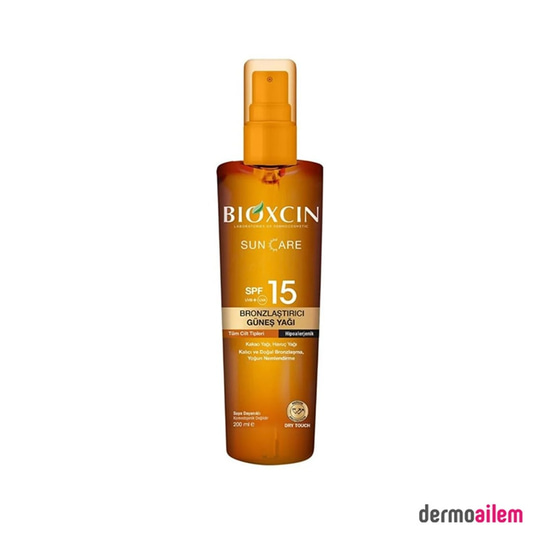 BronzlaştırıcılarBioxcinBioxcin Sun Care Bronzlaştırıcı Güneş Yağı Spf 15 200 ml