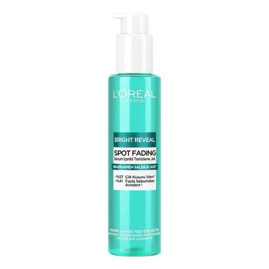 Loreal Paris Bright Reveal Spot Fading Serum İçerikli Temizleme Jeli 150 ml