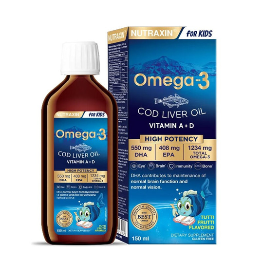 Nutraxin Omega 3 Balık Yağı 150 ml
