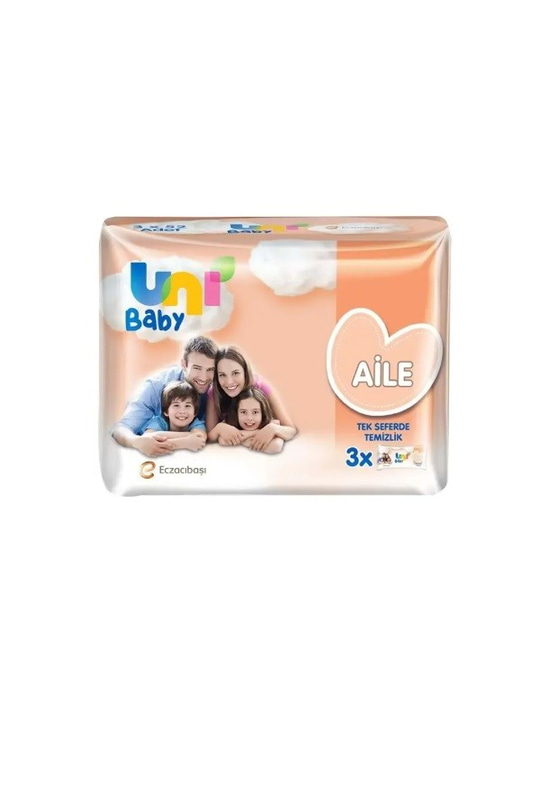 Uni Baby Islak Mendil Aile Paketi 52 Yaprak 3lü