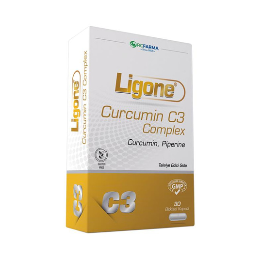 Lıgone Curcumin C3 Complex 30 Bitkisel Kapsül