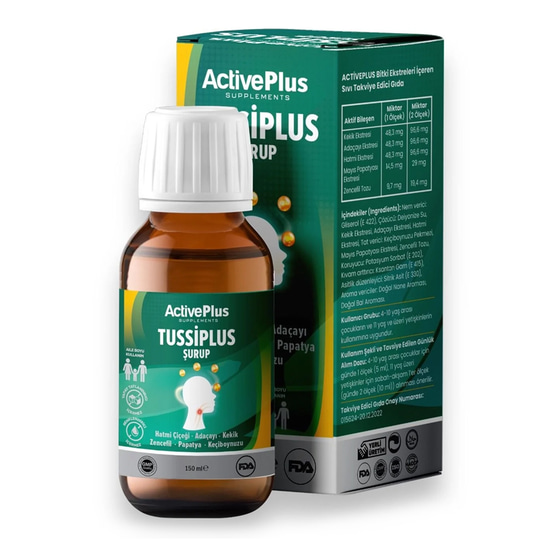 Active Plus Tussiplus Şurup 150 ml
