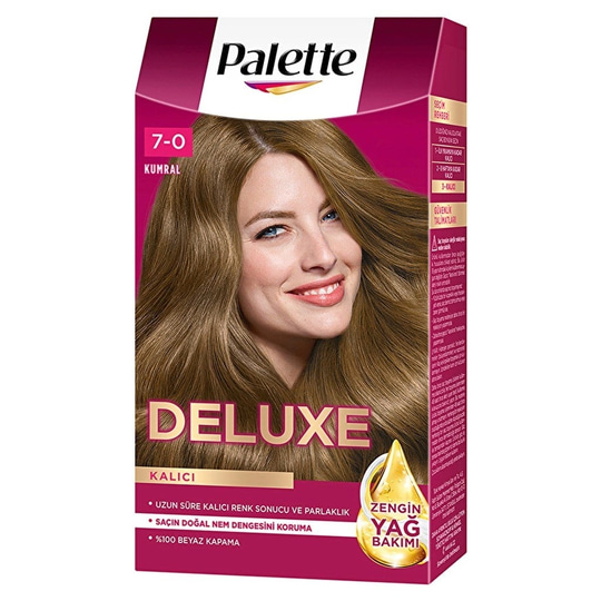 Palette Deluxe Yağ Bakımlı Saç Boyası 7-0 Kumral