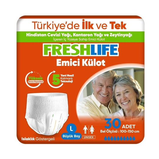 Freshlife Large Emici Külot 30’lu