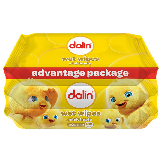 Dalin Klasik Islak Havlu  3x56 Adet