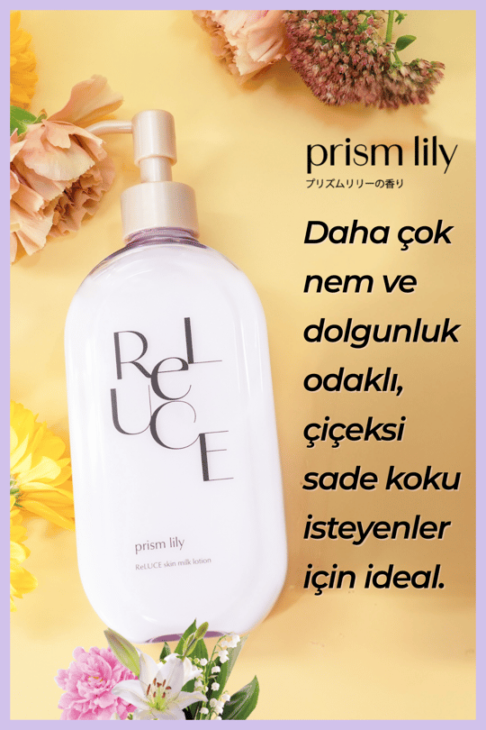 Cosmetex Roland ReLUCE Prism Lily Cilt Tonu Eşitleyici&Sıkılaştırıcı Nemlendirici Sütlü Vücut Losyonu 300 ml