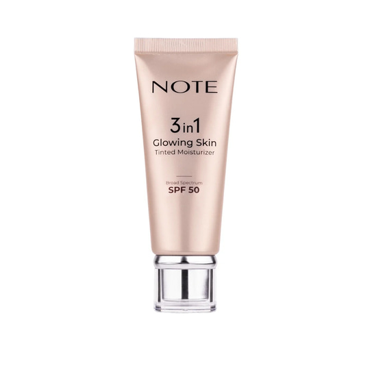 Note 3 in 1 Glowing Skin Tinted Moisturizer 50 SPF Işıltılı Aydınlatıcı Krem