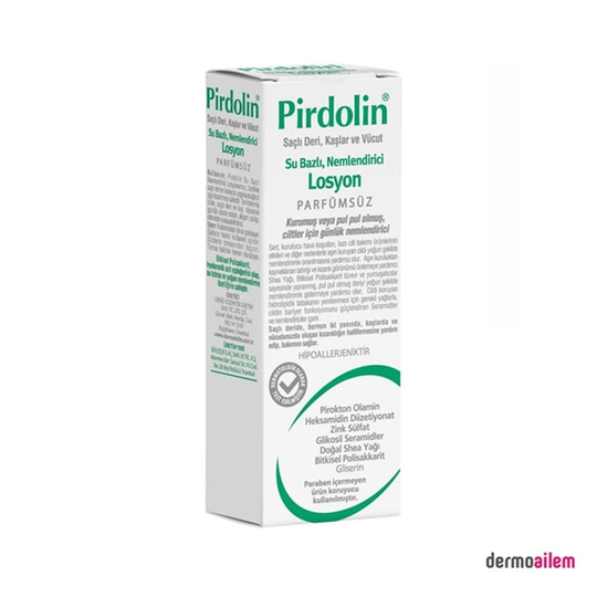 Vücut Nemlendirici & Yenileyici ÜrünlerDermadolinDermadolin Pirdolin Su Bazlı 60 ml Nemlendirici Losyon