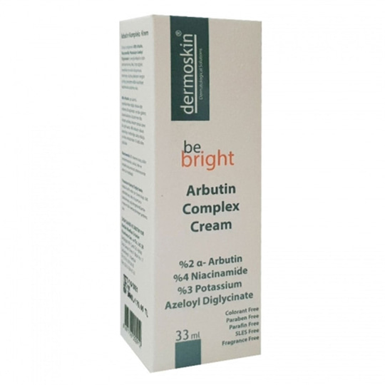 Lekeli Ciltler & AydınlatıcıDermoskinDermoskin Be Bright Arbutin Kompleks Krem 33 ml