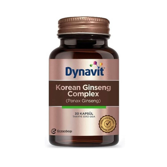 Takviye Edici GıdalarDynavitDynavit Korean Ginseng Complex 30 Kapsül