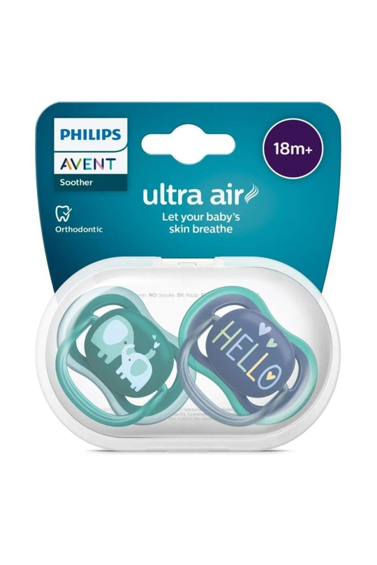 Philips Avent SCF349/18 Ultra Air +18 Ay 2li Erkek Emzik