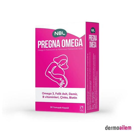 NBL Pregna Omega 30 Kapsül SKT:30 EKİM 2026
