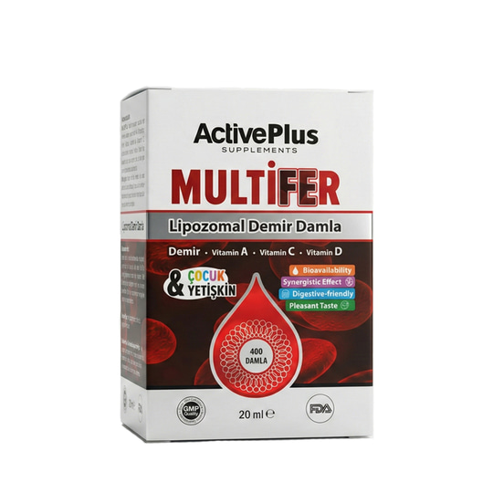 Active Plus Multifer Oral Damla Çocuk & Yetişkin 20 ml