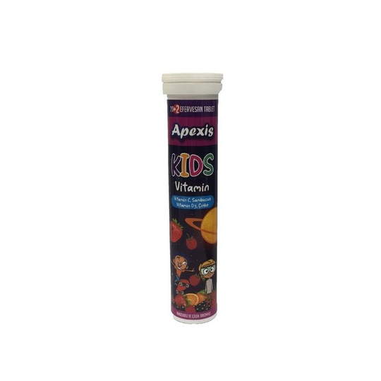 Apexis Kids Vitamin 20 Efervesan Tablet