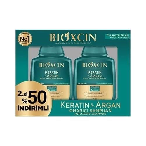 Bioxcin Argan Keratin Şampuan 300 + 300 ml - İkincisi %50 İndirimli