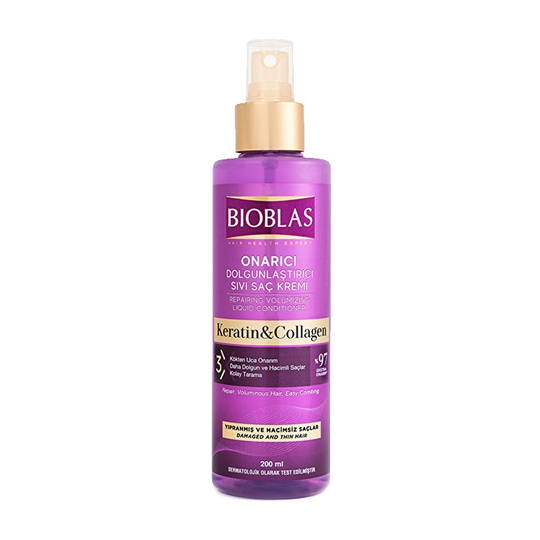 Bioblas Sıvı Saç Kremi Onarıcı Collagen Keratin 200 ml