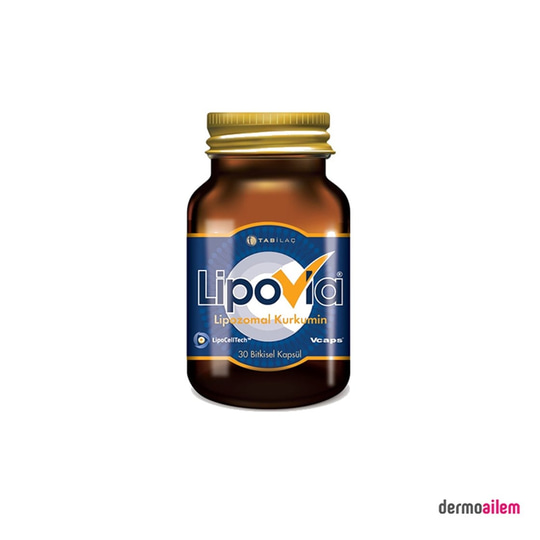 Takviye Edici GıdalarTab İlaçLipovia Lipozomal Kurkumin 30 Bitkisel Kapsül