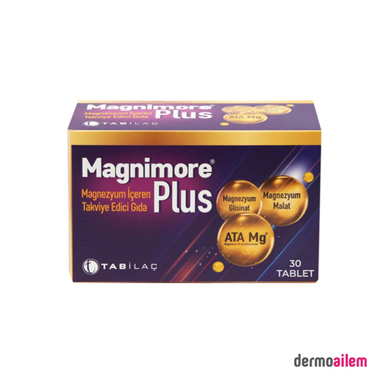 Takviye Edici GıdalarTab İlaçMagnimore Plus 30 Tablet