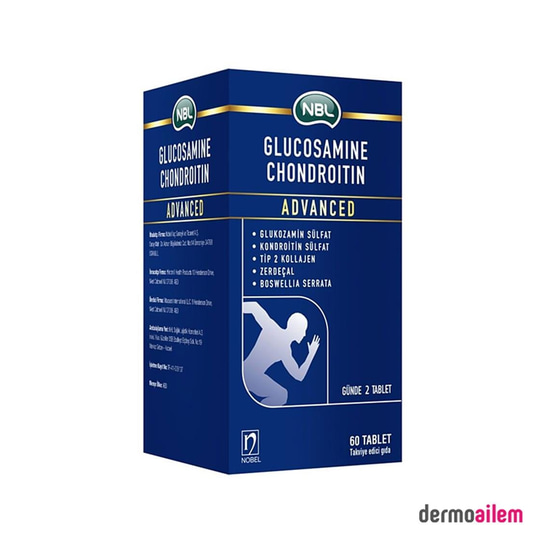Takviye Edici GıdalarNBLNBL Glucosamine Chondroitin Advanced 60 Tablet