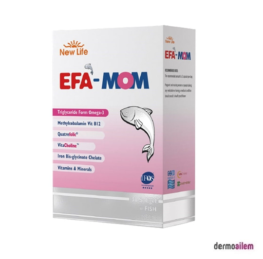 Omega 3 & Balık YağlarıNewlifeNew Life EFA Mom 30 Kapsül