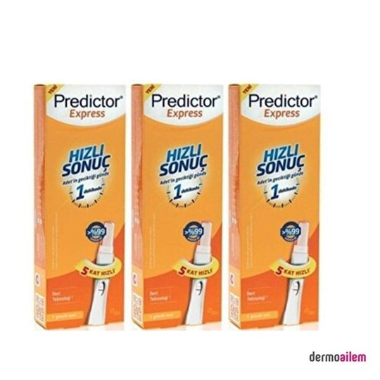 Gebelik TestleriPredictorPredictor Express Hızlı Sonuç Gebelik Testi 3'lü