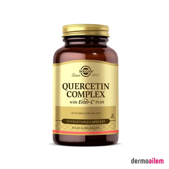 Takviye Edici GıdalarSolgarSolgar Quercetin Complex 50 Kapsül