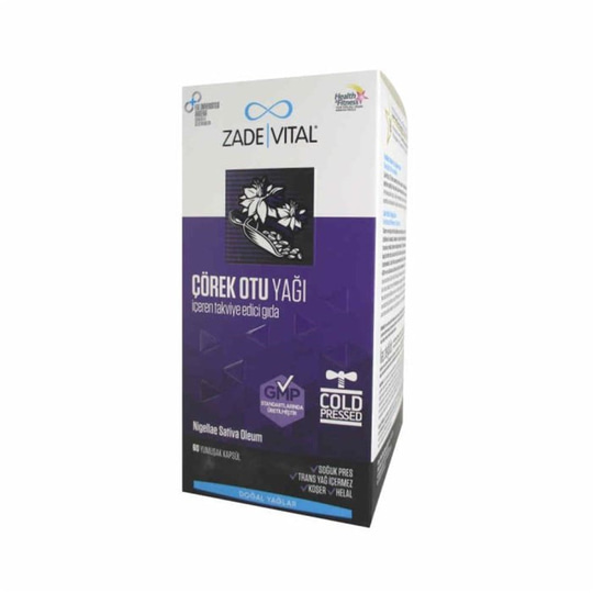 Sağlıklı YağlarZade VitalZade Vital Çörek Otu Yağı 60 Kapsül