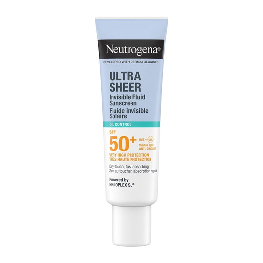 Neutrogena Ultra Sheer Invisible Fluide Sunscreen SPF50+ Oil Control 50 ml