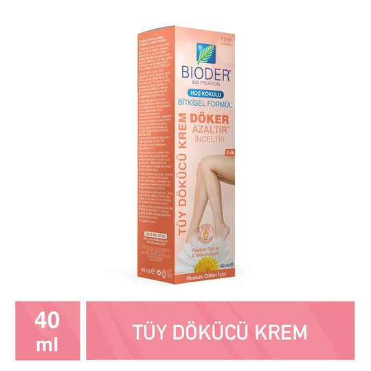 Bioder Tüy Dökücü Krem Hassas Cilt 40 ml