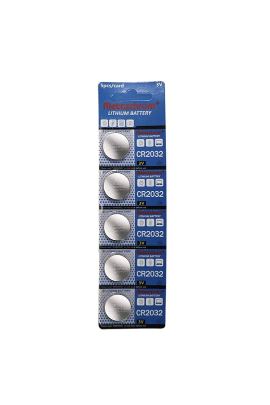 Mettzchrom Cr2032 3V Lityum Pil 5 Adet