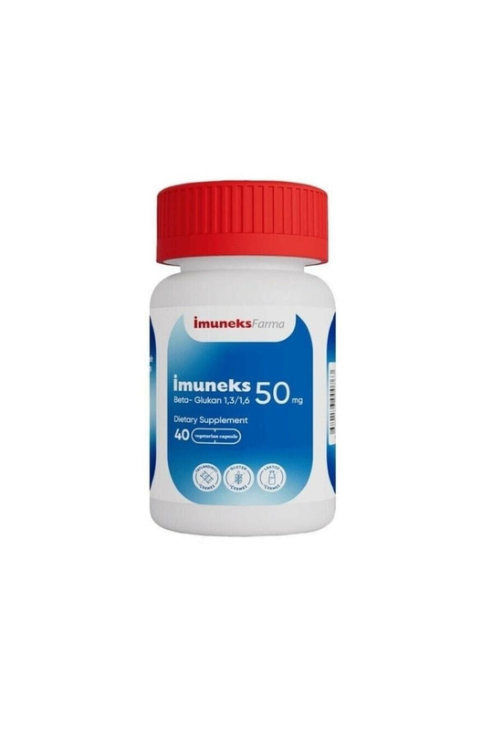 Imuneks Beta Glucan 50mg 40 Kapsül